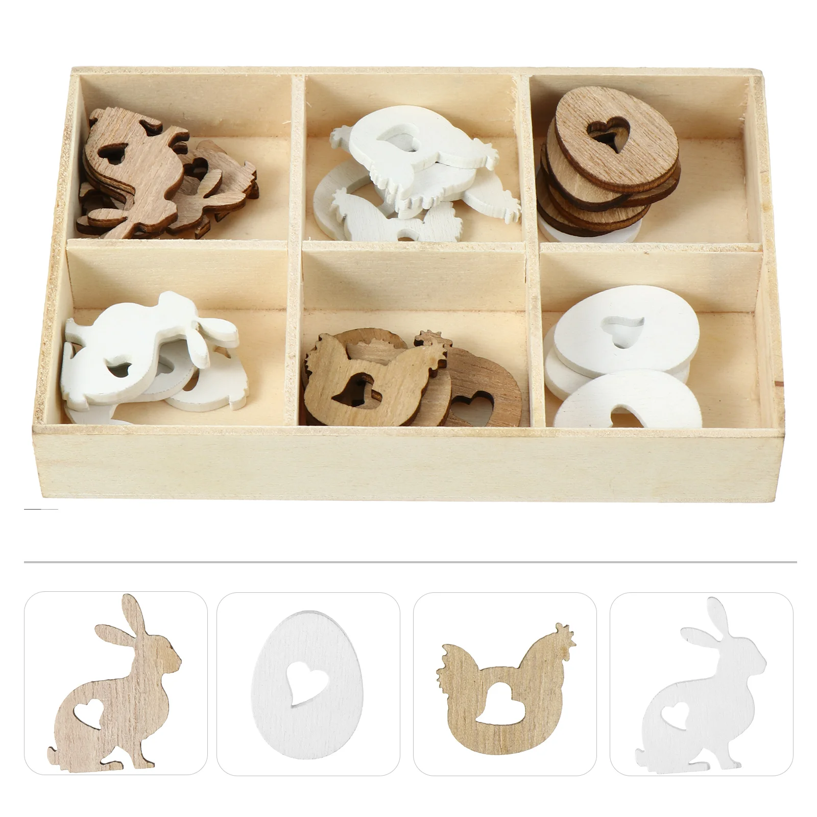 

Unpainted Cutouts Diy Tree Wood Signs Egg Wooden Shape Egg Unfinished Wood Slices Bunny Wooden Cutout Tree Ornaments