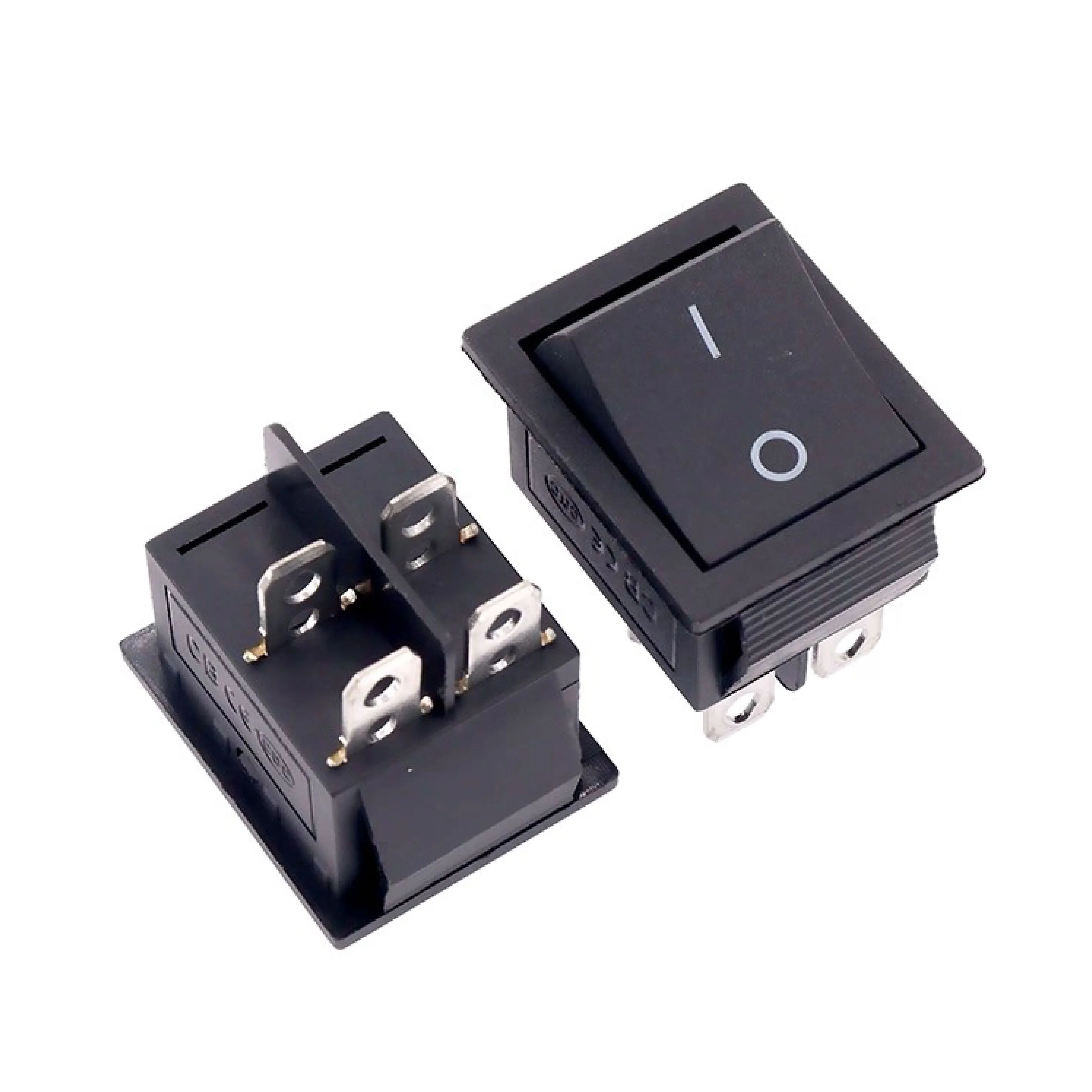 Фото 4/6 Pin16A 250V KCD4 DPST Кулисный переключатель ВКЛ-ВЫКЛ 25x31 мм Защелкивающийся автомобильный морской №3