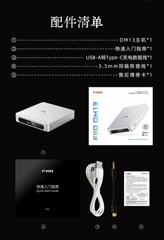 FiiO DM13 портативный CD-плеер