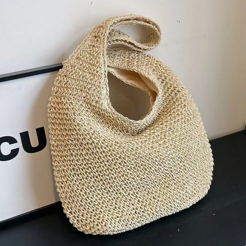 Новинка 2023 года летние нишевые дизайнерские женские сумки на плечо с плетением