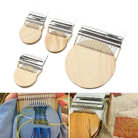 10 42 hooks needle small loom speedweve type weave tool diy textile tools for jeans socks clothes repair mending loom