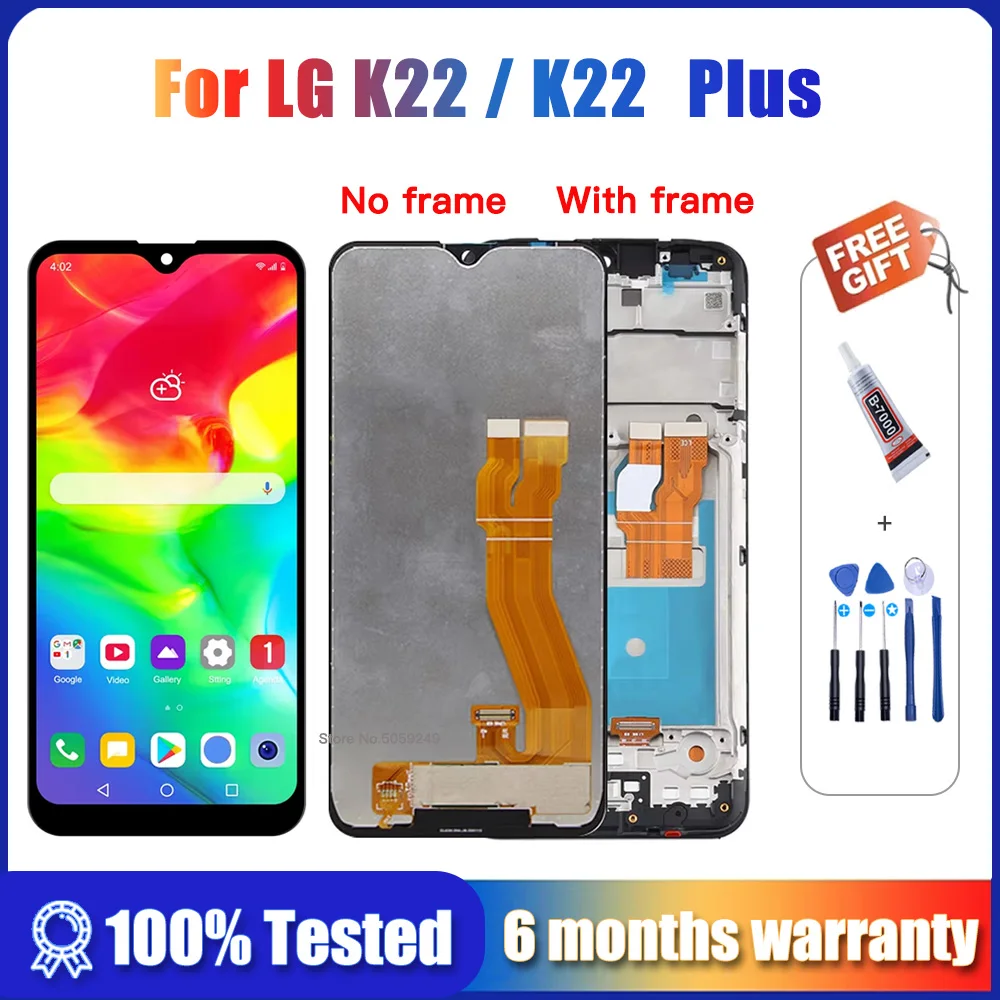 6 2 ''Оригинальный ЖК-дисплей для LG K22 дисплей Plus k200z