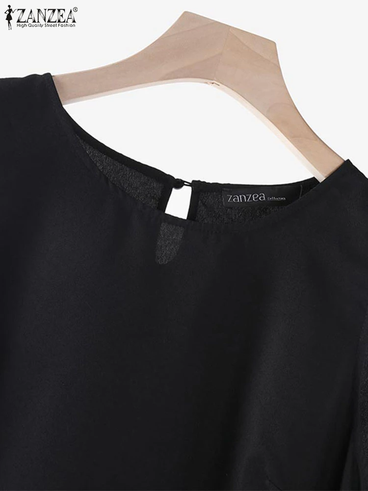 2024 ZANZEA женское пикантное платье миди без рукавов модное бойское с градиентом