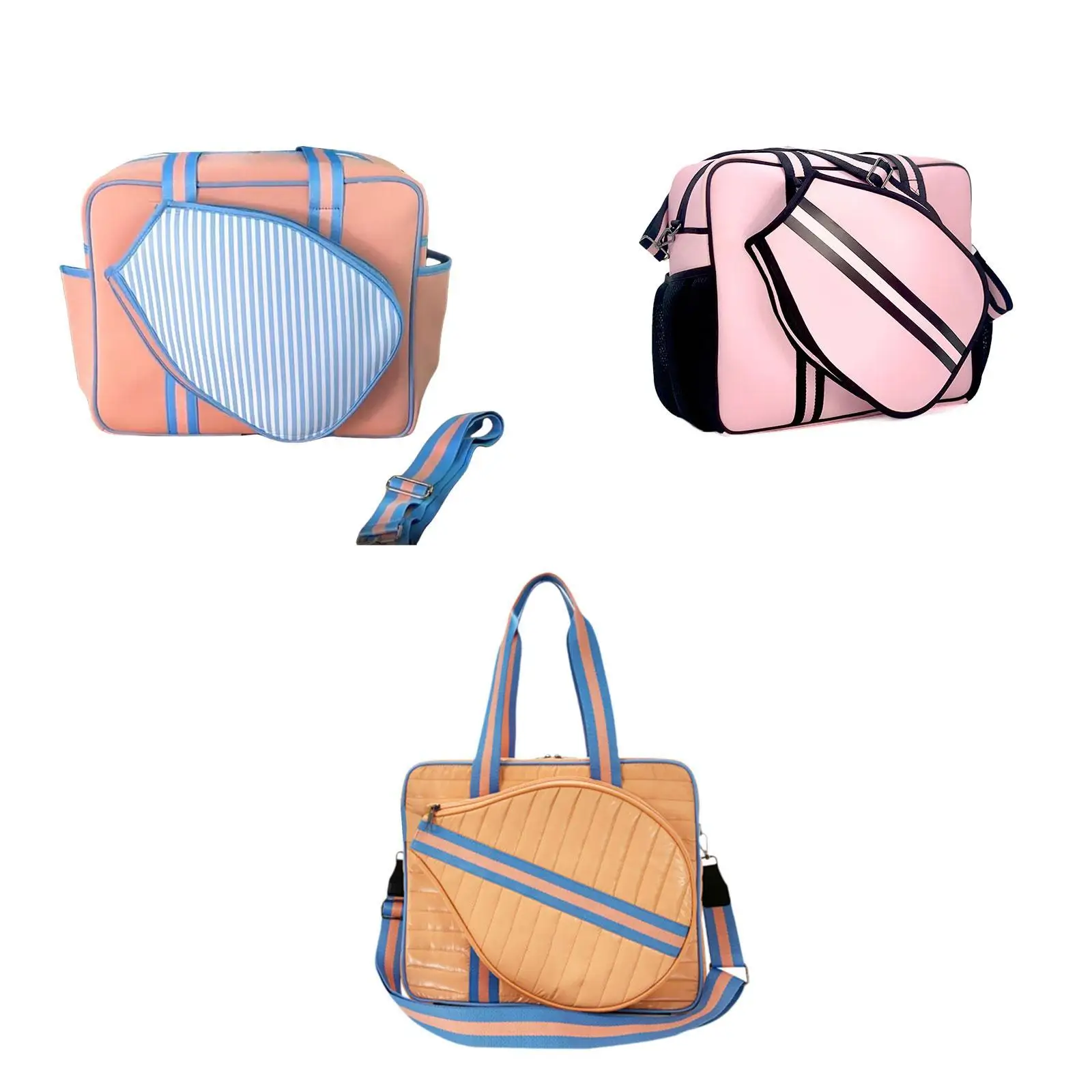 Сумка для пиклбола большая вместительная портативная сумка ракеток спортивная