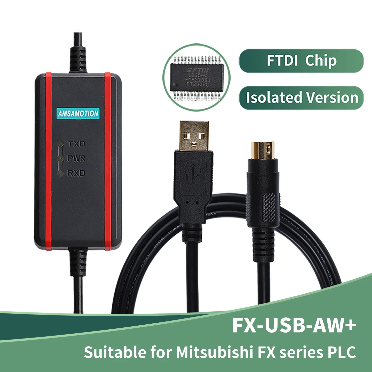 Кабель программирования PLC для Mitsubishi FX3U FX2N FX1N FX0 FX0N FX0S FX1S