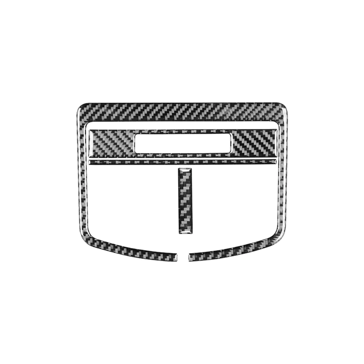 Задняя панель управления кондиционированием воздуха из углеродного волокна для