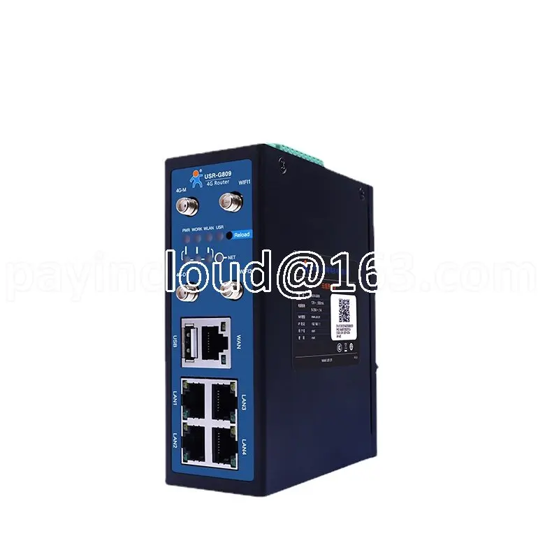

4G Промышленный маршрутизатор, смарт-шлюз USR-G809, Беспроводной Wi-Fi Разъем 232/485, последовательный порт DTU, сетевая сеть Di/Do All Netcom