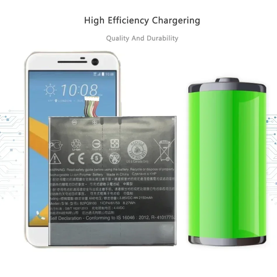 Сменный аккумулятор B2PQ9100 для HTC One A9 A9U A9T A9W A9D 2150 мАч номер отслеживания