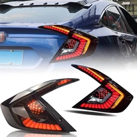 led tail lights assembly for 2016 2021 honda civic 10th gen start up dynamic animation rear lamps assembly