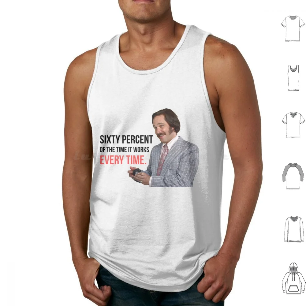 Майка Anchorman Will ferrella Paul Rudd времени майки жилет без рукавов талладега ночи Рикки