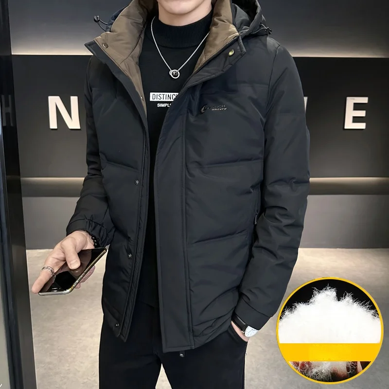 Новинка Зима 2023 пуховик Мужская съемная толстовка повседневный красивый