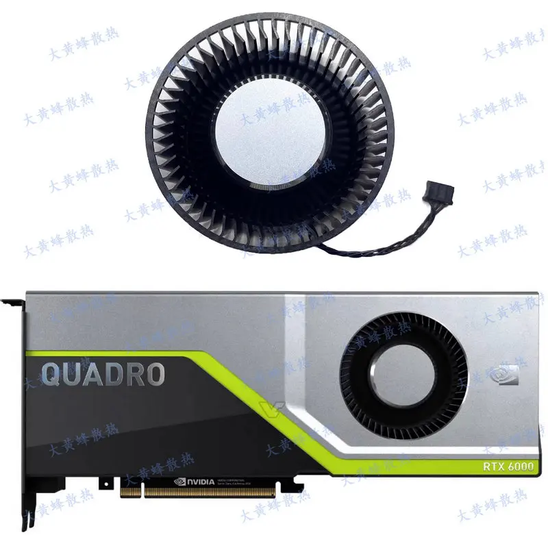 Вентилятор для видеокамеры NVIDIA Quadro RTX5000 RTX6000 RTX8000 BFB1012SHA01 DC12V 2.4A
