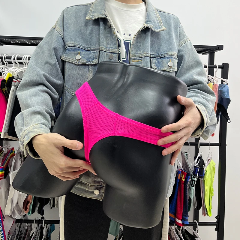 Мужские дышащие трусы с открытой спиной размеры Т-образной спины