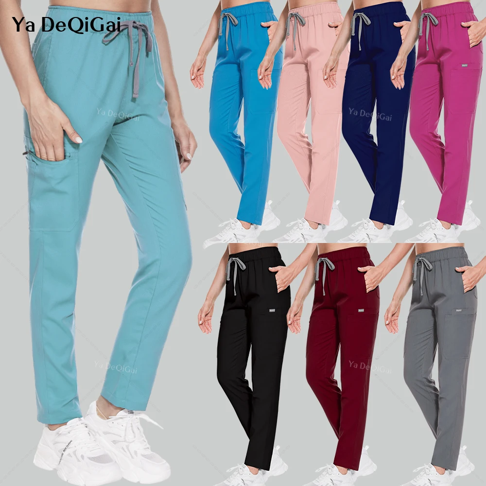 

Медицинские брюки унисекс, Джоггеры для врачей, униформа для стоматолога, ветеринара, медсестер, рабочая одежда для лабораторий, салонов красоты