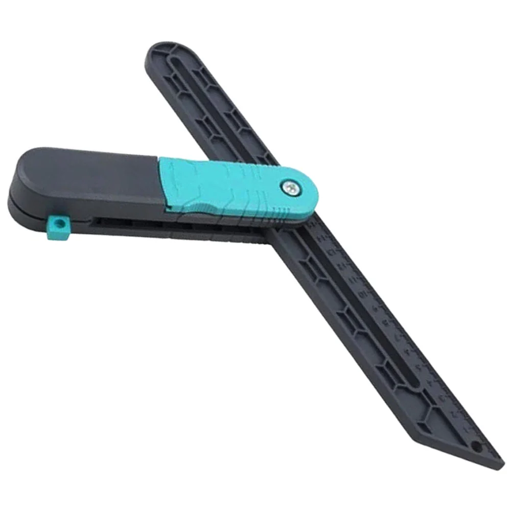 

Protractor Miter Gauge Angle Finder Ruler Woodworking Foldable Abs Metal Corner Measuring Tool Finger Goniometer