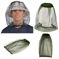 outdoor fishing cap anti mosquito insect hat fishing hat bug mesh head net face protector camping hats fishing cap outdoor tools