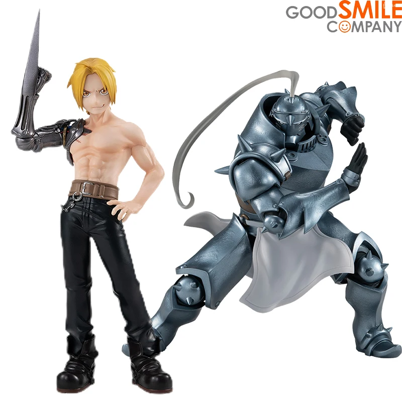

In Stock Original GOOD SMILE COMPANY POP UP PARADE FULLMETAL ALCHEMIST Edward Elric&Alphonse Elric Action Figure Toy