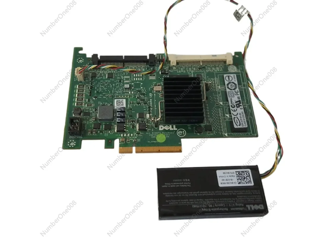 Карта массива 6I perc 6/i совместимая с настольными контактами 256 м RAID 0 1 5 6