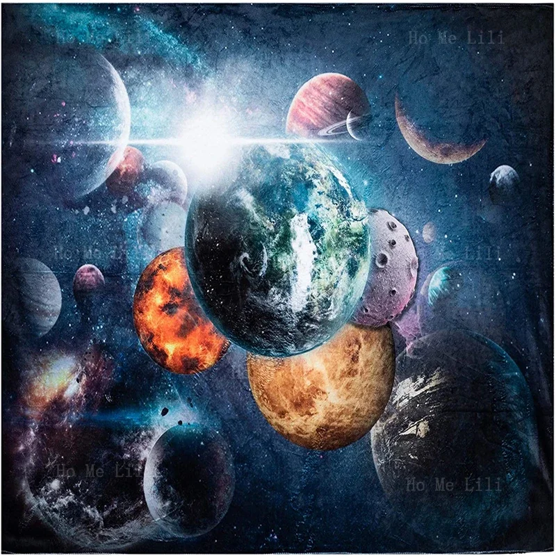 Планеты космического пространства солнечной системы с тематикой галактики