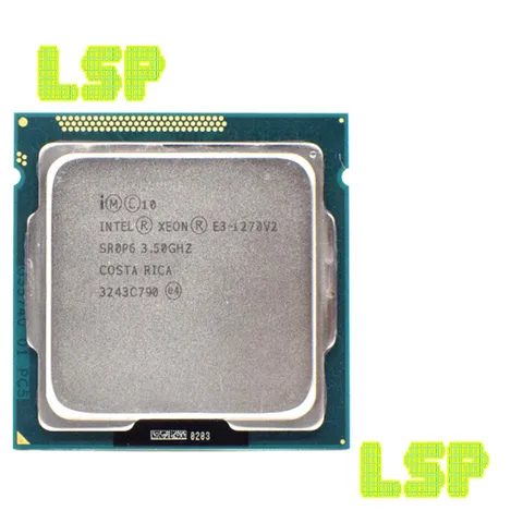 Процессор Intel Xeon E3 1270 V2 1270V2 SR0P6, 3,5 ГГц, LGA 1155, 8 Мб, четыре ядра