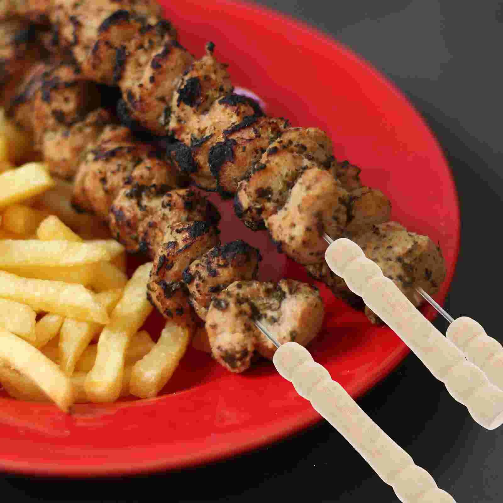 Satay плоский железный знак для барбекю шампур жарки овощей гриль из нержавеющей