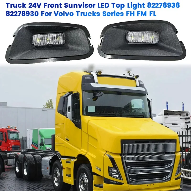 1 пара фронтальная фотовспышка для грузовиков Volvo Trucks Series FH/FM/FL версии 4 5
