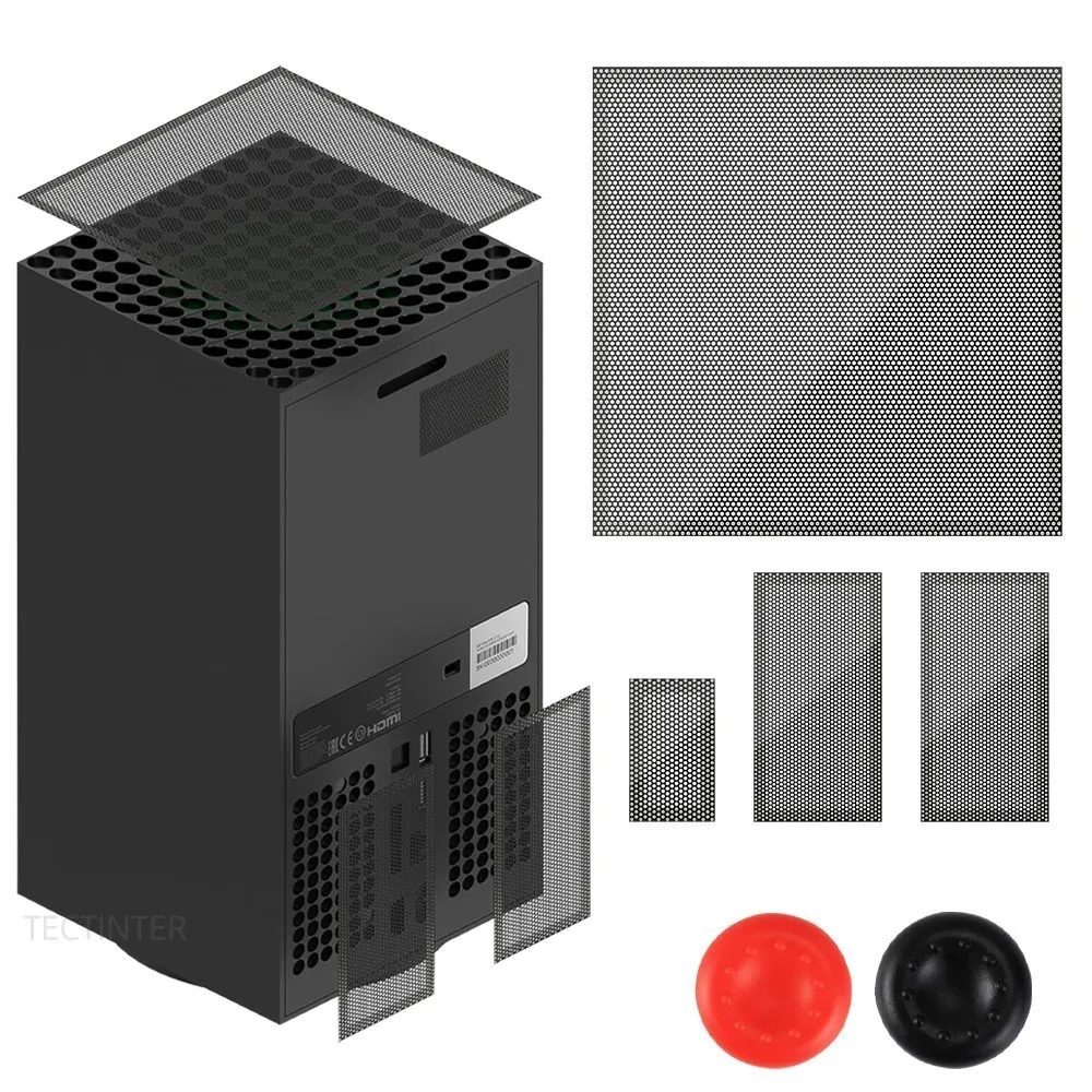 

Compatible with Xbox Series X Dust Filter Cover Console Cooling Fan Vent Top Dustproof Cover Accessories for Xbox Series X