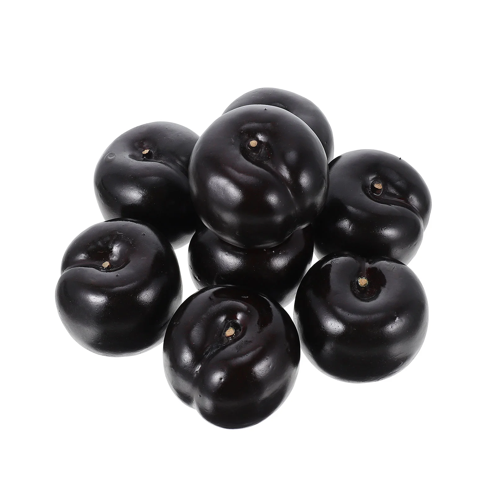 

Plum Fruit Fruits Fake Artificial Simulation Decor Props Vegetablesrealistic Brin Play Ornament Toy Black Decorative Model Faux