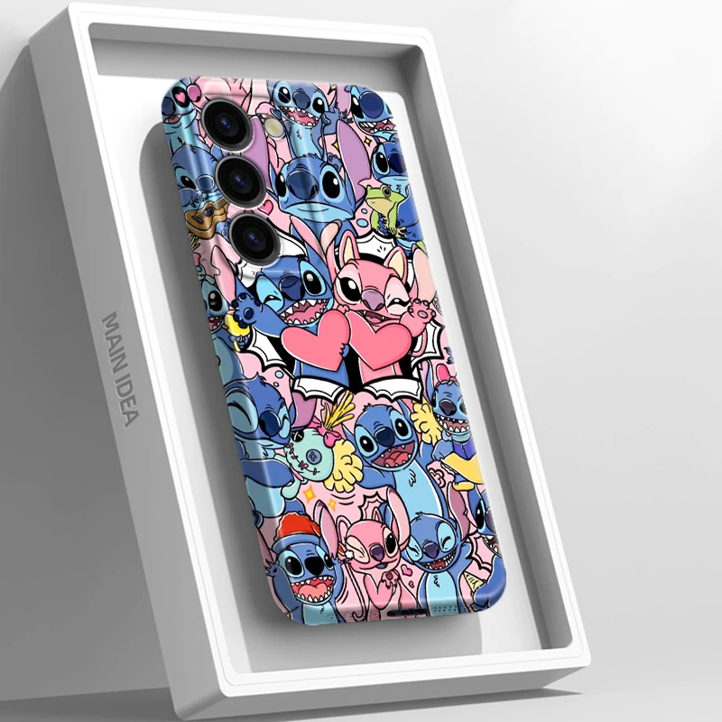

Disney Stitch Anime Cartoon Film Funda Phone Case For Samsung Galaxy S23 S22 S21 Pro Plus Ultra A03 5G Back Feilin Hard Cover