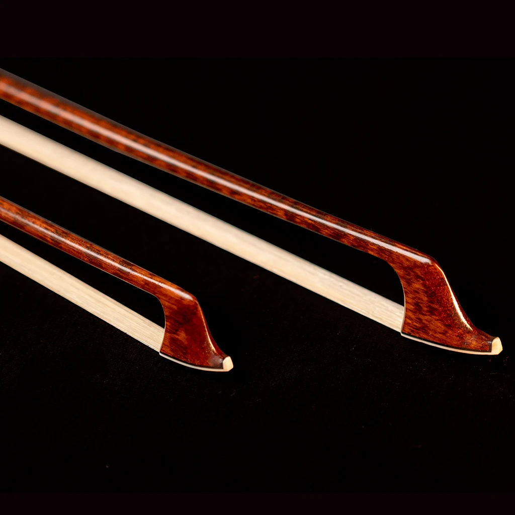 Mugig Master 4/4 Size Violin Snakewood Bow Pernambuco Peformance Bow Stick Snakewood Frog Fiddle Bow Violin Parts Accessories enlarge