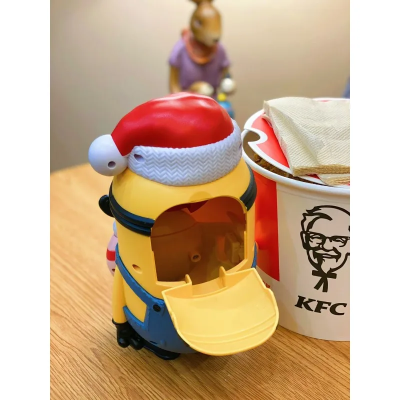 Подлинная фигурка Minionqas ведро для хранения кукла Гадкий я украшения аксессуары