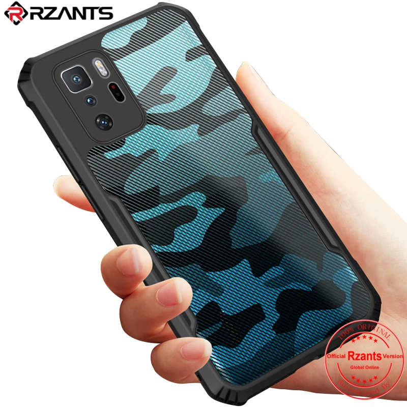 

Rzants For Xiaomi POCO X3 GT X4 Pro Case Hard [Camouflage] Shockproof Slim Camera Protection Cover