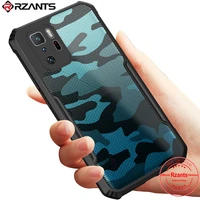 rzants for xiaomi poco x3 gt x4 pro case hard camouflage shockproof slim camera protection cover