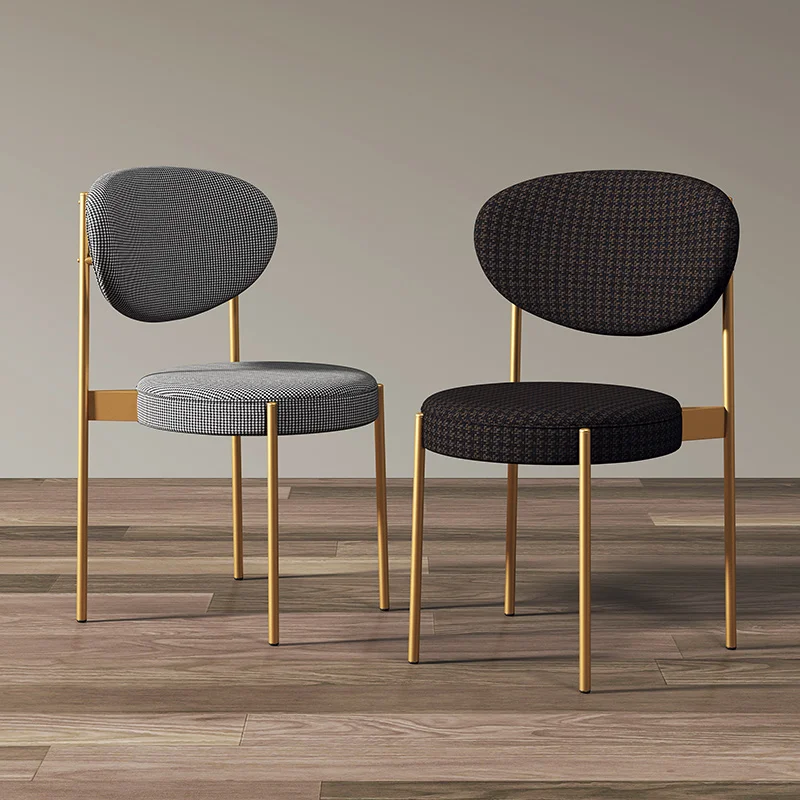 

Современные дизайнерские скандинавские Роскошные обеденные стулья со спинкой в стиле лофт, простая мебель для ресторана, гостиной