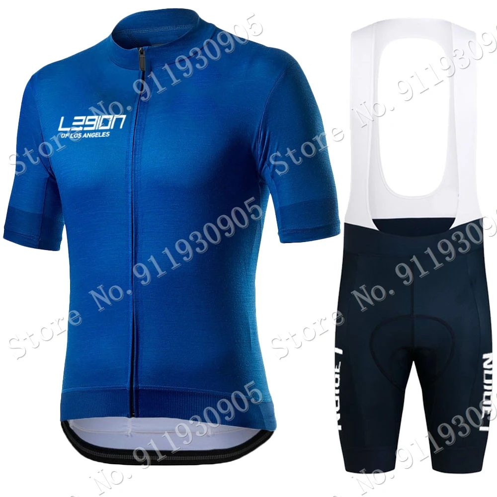 

Legion OF LOS ANGELES 2022 Cycling Jersey Set USA California Cycling Clothing Race Road Bike Suit Bicycle Bib Shorts MTB Maillot