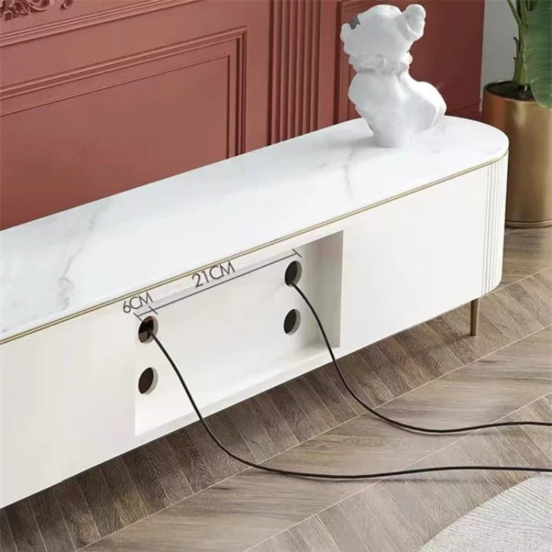 Деревянные скандинавские белые шкафы для телевизора стеклянные двери напольный