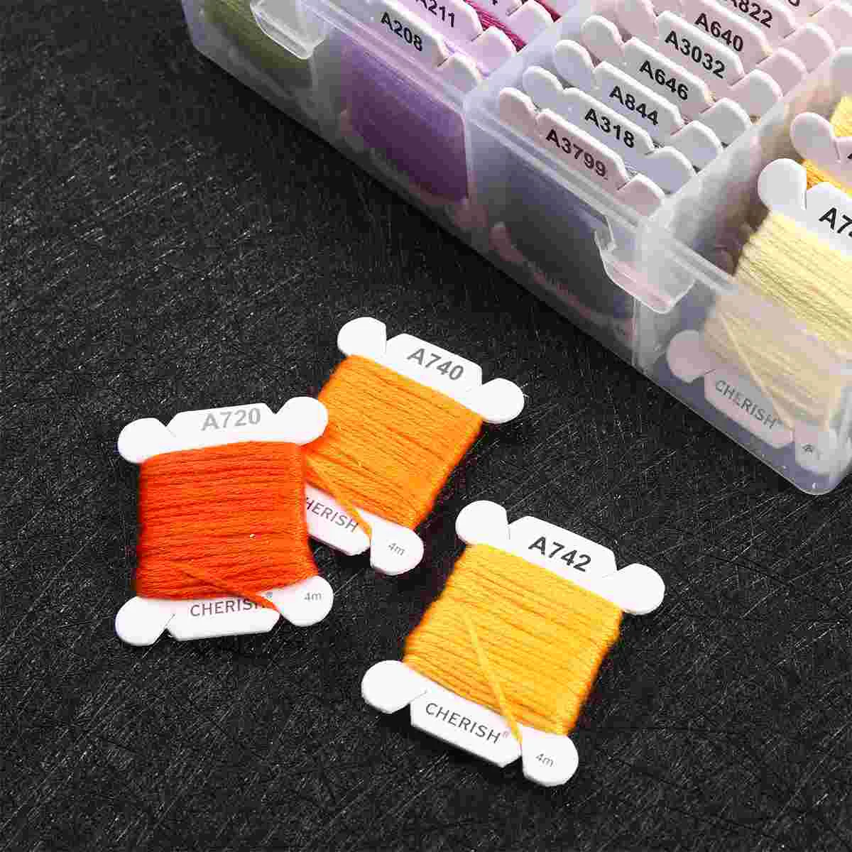 

1 Box Embroidery Thread Floss Cross Stitch Threads Multi- color Cotton Sewing Thread Bracelet String Cross Stitch Tools