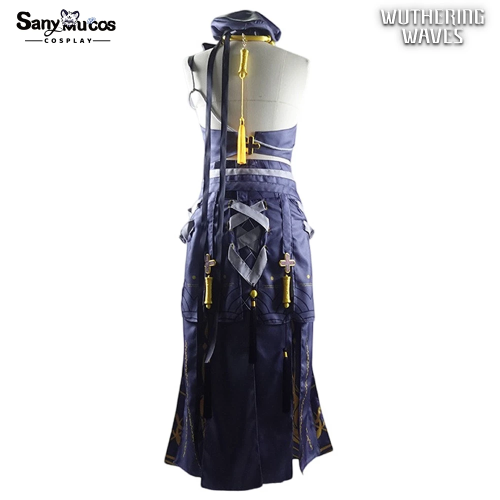 В НАЛИЧИИ SanyMuCos Sanhua Cospaly Wuthering WavesSanhua платье наряд Comic-con подарки на день рождения и
