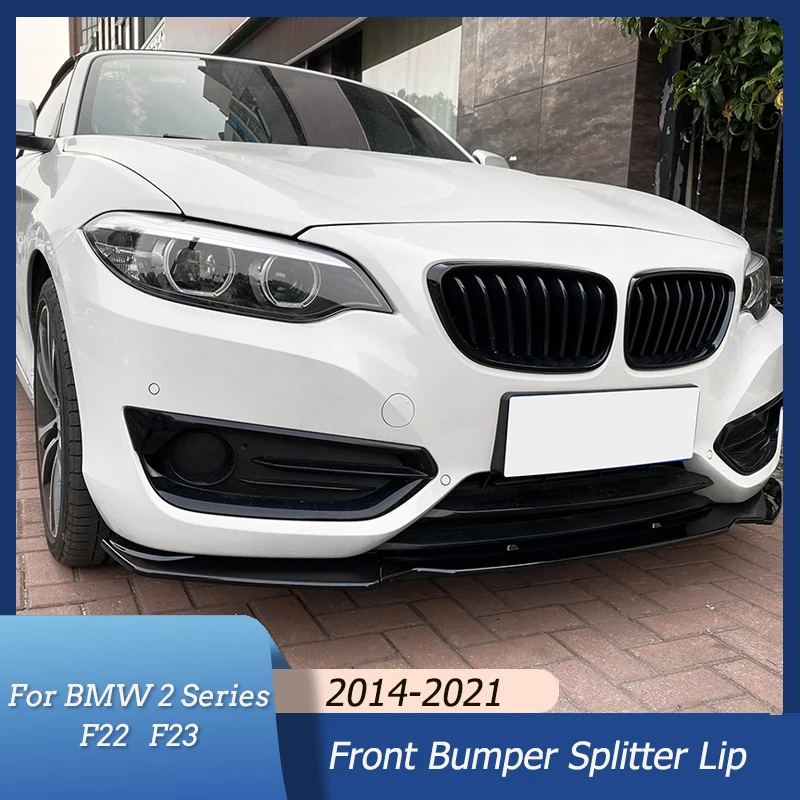 

Защитный диффузор для переднего бампера BMW 2 серии F22 F23 220i 218i 228i 225d 220d 218d 2014-2021, 3 шт.