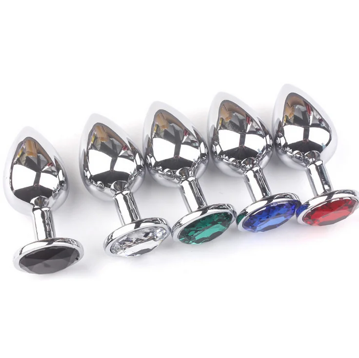 Интимные изделия средний и большой металлический костюм анальная пробка заднего