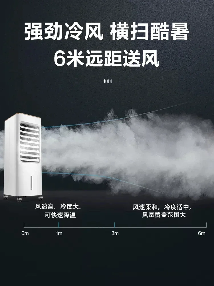 Вентилятор кондиционера с водяным охлаждением. Портативный домашний