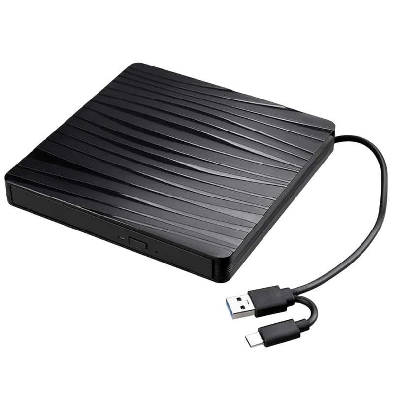 

Внешний USB-накопитель Type-C + USB3.0, два интерфейса, мобильный оптический Привод BD/DVD/CD ROM, горелка для ноутбуков и настольных компьютеров