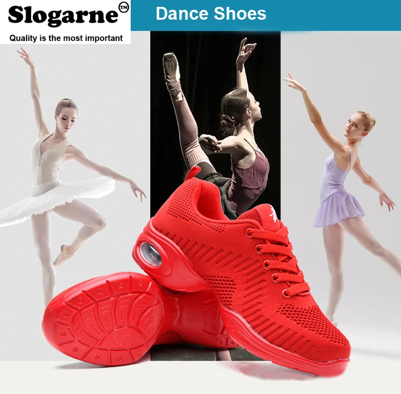 

Women Air Mesh Jazz Shoes Ladies Modern Dance Shoes Soft Sole Woman Dance Sneakers Latin Shoes Girls Tango Ballroom Dance Shoes