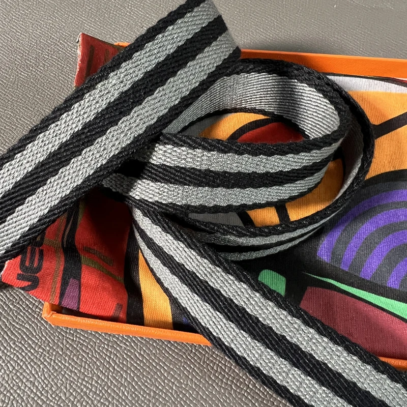 Кожаный тканый холщовый плечевой ремень шириной 2 5 см с узором Togo для сумки Evelyn