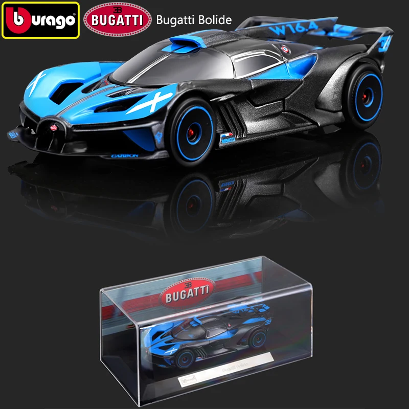 Модель автомобиля Bugatti Bolide, литая, 1:43