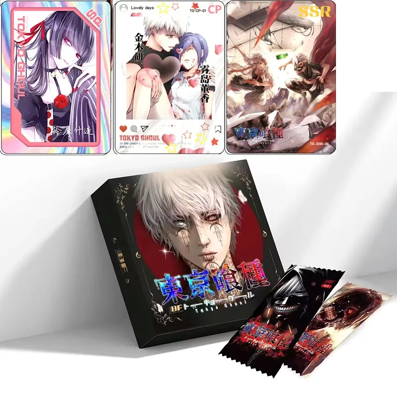 

New Japanese Anime Tokyo Ghoul Attack On Titan The Studio Ghibli Collection Cards Child Kids Table Toys For Family Christmas