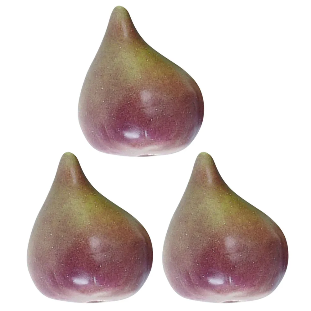 

Artificial Fig Simulation Fruit Ornament Fruits Photo Props Imitation Adornment Wedding Decor