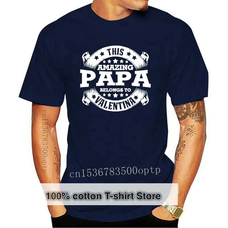

Order Now Valentina Papa Customized T Shirts Father Daughter Gifts Unisex T-Shirt
