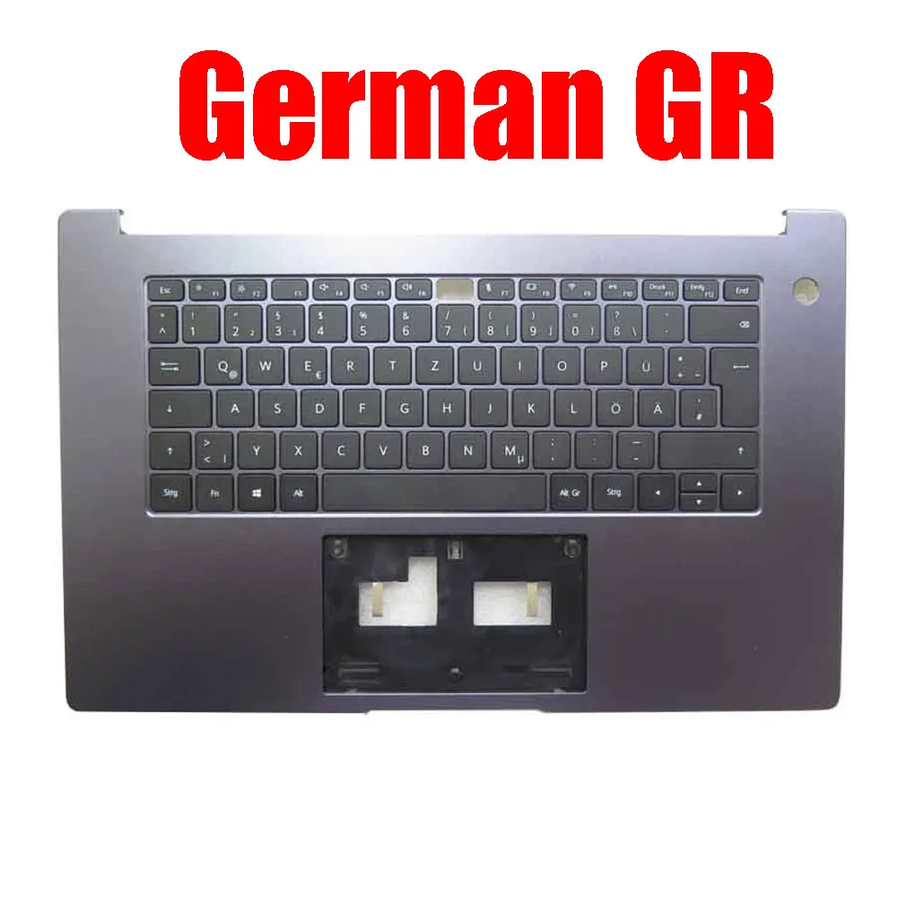 Подставка для рук ноутбука клавиатура FR/GR/IT/UK/JP/SW HUAWEI MATEBOOK D 15 BoB-WAE9 BoB-WAE9P серый