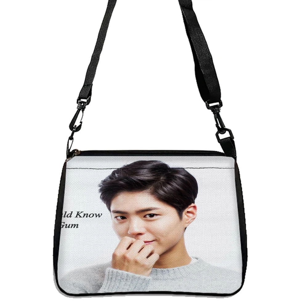 Сумки на плечо с принтом Park Bo Gum сумка через повседневная сумка-шоппер
